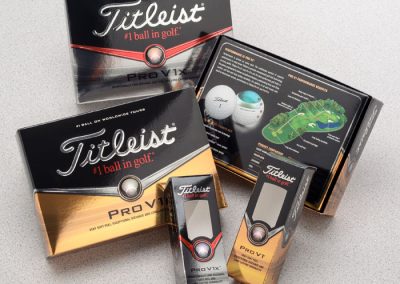 Photography gallery: golf ball packaging