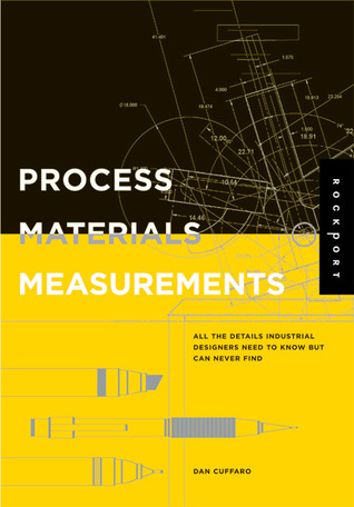 Book cover of Process, Materials, and Measurements - a reference book for industrial designers.