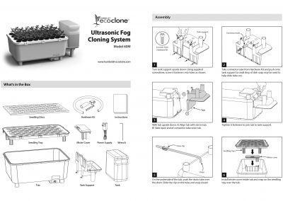 Instruction manual line drawings created with Solidworks and Illustrator.