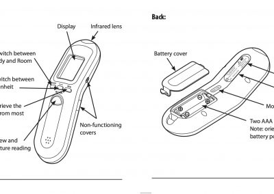 Instruction manual line drawings created with Solidworks and Illustrator.