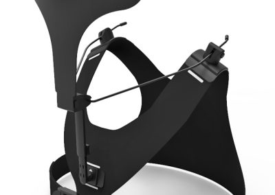 Rendering of the Never Ending Defender basketball training harness.