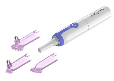 XSONX wound cleaning system built in Solidworks and rendered in Keyshot.