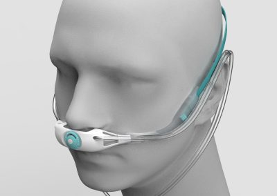 Rendering of nasal cannula using Keyshot and Solidworks